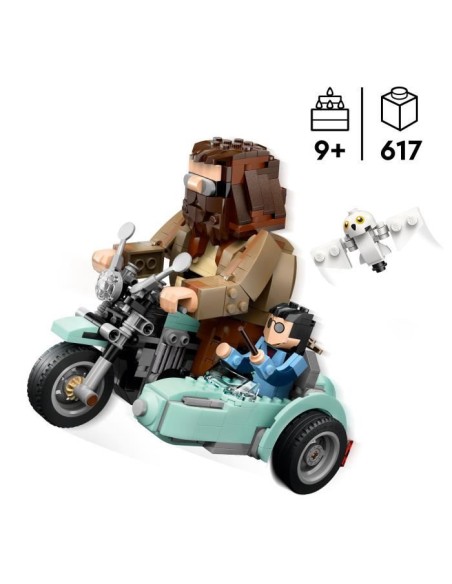 LEGO Harry Potter 76443 La balade en moto de Hagrid et Harry - Jeu de construction 9 ans – LEGO (Jeu D'assemblage - Jeu De Construction - Jeu De Manipu) | STORE PRO SHOP 