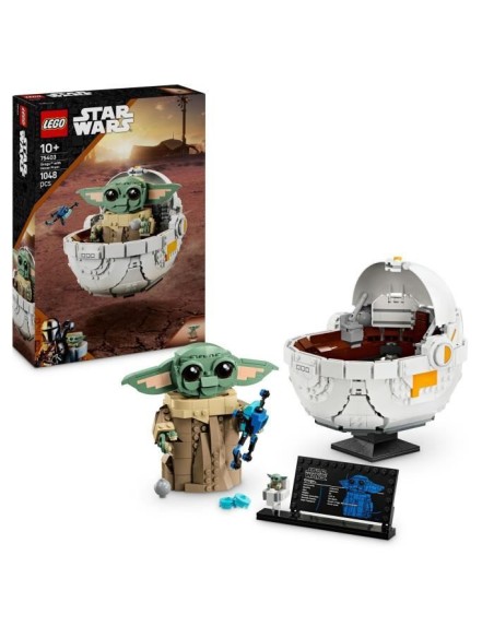 LEGO Star Wars : The Mandalorian 75403 Grogu et son landau - Jeu de construction 10 ans – LEGO (Jeu D'assemblage - Jeu De Construction - Jeu De Manipu) | STORE PRO SHOP 