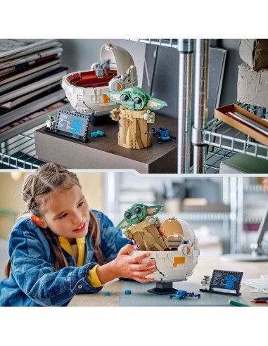 LEGO Star Wars : The Mandalorian 75403 Grogu et son landau - Jeu de construction 10 ans – LEGO (Jeu D'assemblage - Jeu De Construction - Jeu De Manipu) | STORE PRO SHOP 