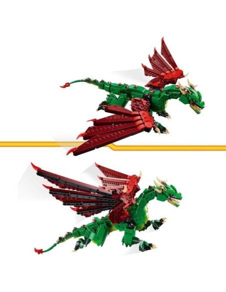 LEGO Creator 31161 3-en-1 Le dragon médiéval - Jeu de construction pour garçon des 9 ans – LEGO (Jeu D'assemblage - Jeu De Construction - Jeu De Manipu) | STORE PRO SHOP 