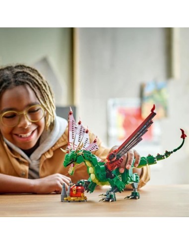 LEGO Creator 31161 3-en-1 Le dragon médiéval - Jeu de construction pour garçon des 9 ans – LEGO (Jeu D'assemblage - Jeu De Construction - Jeu De Manipu) | STORE PRO SHOP 