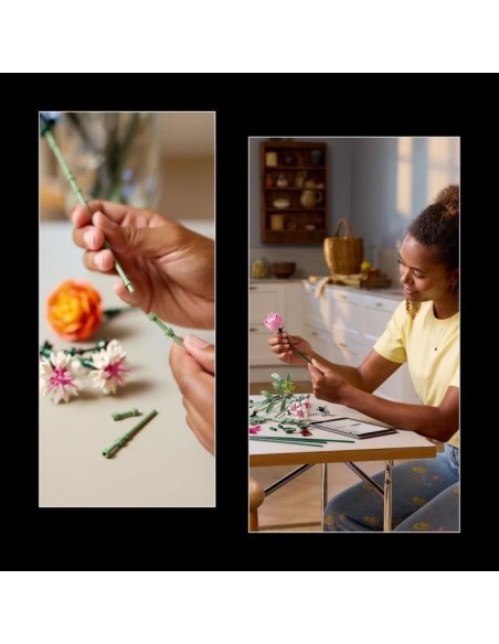 LEGO Botanique 10342 Le joli bouquet de fleurs roses - Set de construction pour adultes – LEGO (Jeu D'assemblage - Jeu De Construction - Jeu De Manipu) | STORE PRO SHOP 
