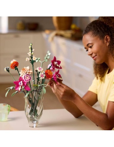 LEGO Botanique 10342 Le joli bouquet de fleurs roses - Set de construction pour adultes – LEGO (Jeu D'assemblage - Jeu De Construction - Jeu De Manipu) | STORE PRO SHOP 