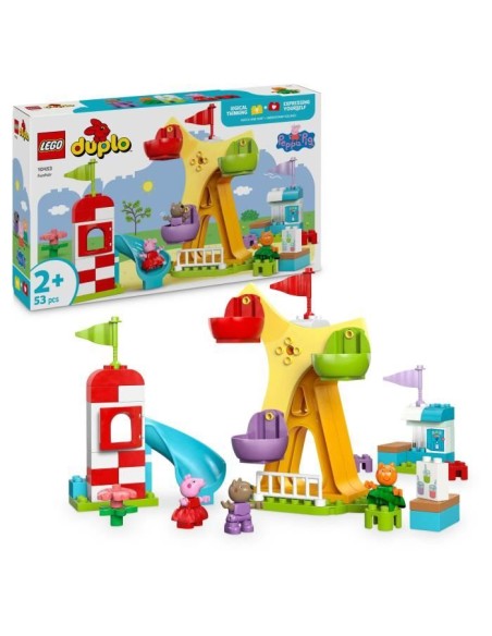LEGO DUPLO Peppa Pig 10453 La Fete Foraine - Jeu de construction pour enfants des 2 ans – LEGO (Jeu D'assemblage - Jeu De Construction - Jeu De Manipu) | STORE PRO SHOP 