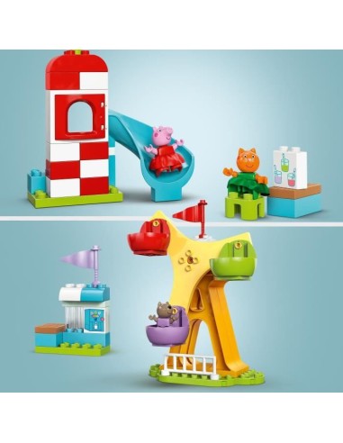 LEGO DUPLO Peppa Pig 10453 La Fete Foraine - Jeu de construction pour enfants des 2 ans – LEGO (Jeu D'assemblage - Jeu De Construction - Jeu De Manipu) | STORE PRO SHOP 