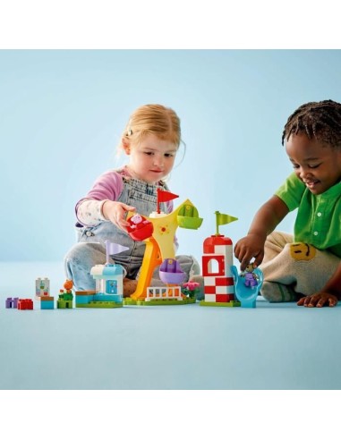 LEGO DUPLO Peppa Pig 10453 La Fete Foraine - Jeu de construction pour enfants des 2 ans – LEGO (Jeu D'assemblage - Jeu De Construction - Jeu De Manipu) | STORE PRO SHOP 