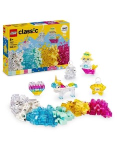 LEGO Classic 11040 La Boîte de Briques Transparentes Magiques - Jeu de construction 5 ans