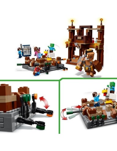 LEGO Minecraft 21272 Le Ring du Manoir des Bois - Jeu de construction garçon des 10 ans – LEGO (Jeu D'assemblage - Jeu De Construction - Jeu De Manipu) | STORE PRO SHOP 