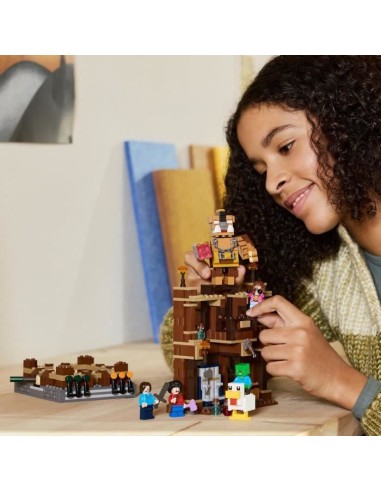 LEGO Minecraft 21272 Le Ring du Manoir des Bois - Jeu de construction garçon des 10 ans – LEGO (Jeu D'assemblage - Jeu De Construction - Jeu De Manipu) | STORE PRO SHOP 