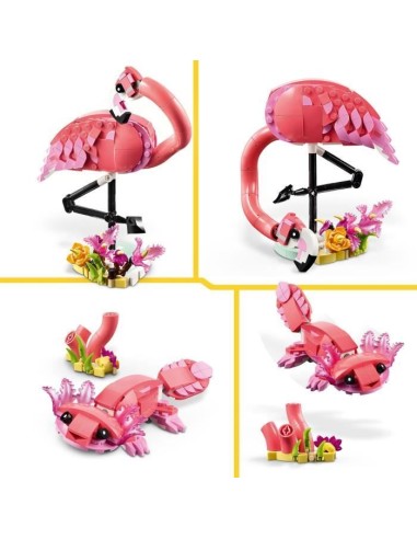 LEGO Creator 31170 3-en-1 Animaux sauvages : le flamant rose - Jouet pour fille des 8 ans – LEGO (Jeu D'assemblage - Jeu De Construction - Jeu De Manipu) | STORE PRO SHOP 