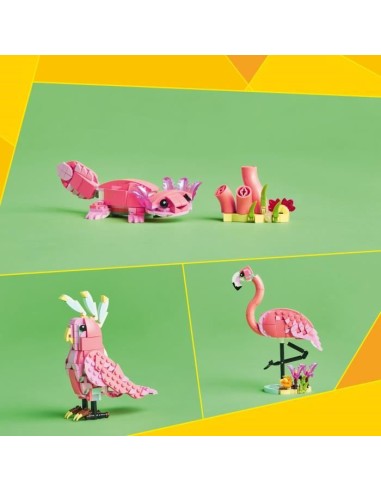 LEGO Creator 31170 3-en-1 Animaux sauvages : le flamant rose - Jouet pour fille des 8 ans – LEGO (Jeu D'assemblage - Jeu De Construction - Jeu De Manipu) | STORE PRO SHOP 