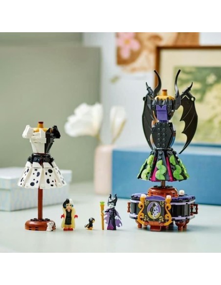 LEGO | Disney Villains 43262 Les Robes de Maléfique et Cruella D'Enfer - Jeu fille 9 ans – LEGO (Jeu D'assemblage - Jeu De Construction - Jeu De Manipu) | STORE PRO SHOP 
