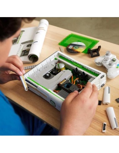 Coffret de Construction - MEGA - Réplique Xbox 360 - 1342 pieces - Manette avec LED - Pour Adultes – MEGA (Jeu D'assemblage - Jeu De Construction - Jeu De Manipu) | STORE PRO SHOP 