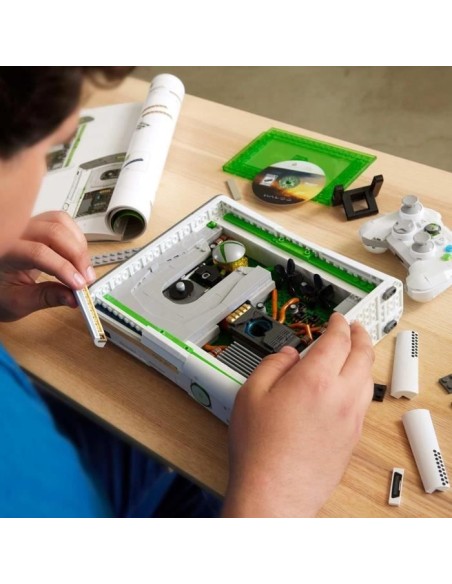 Coffret de Construction - MEGA - Réplique Xbox 360 - 1342 pieces - Manette avec LED - Pour Adultes – MEGA (Jeu D'assemblage - Jeu De Construction - Jeu De Manipu) | STORE PRO SHOP 