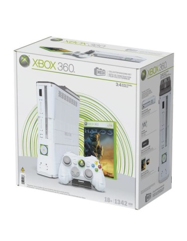 Coffret de Construction - MEGA - Réplique Xbox 360 - 1342 pieces - Manette avec LED - Pour Adultes – MEGA (Jeu D'assemblage - Jeu De Construction - Jeu De Manipu) | STORE PRO SHOP 
