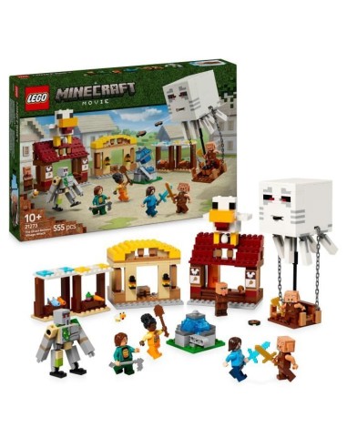 LEGO Minecraft 21273 Les Ghasts a l'Attaque du Village - Jeu pour garçon des 10 ans – LEGO (Jeu D'assemblage - Jeu De Construction - Jeu De Manipu) | STORE PRO SHOP 