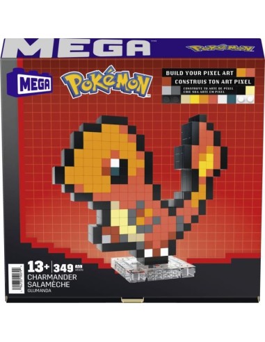 MEGA-Pok?mon-Salam?che-Coffret de construction r?tro 349 pi?ces - MEGA Pok?mon - HTH76 – MEGA (Jeu D'assemblage - Jeu De Construction - Jeu De Manipu) | STORE PRO SHOP 