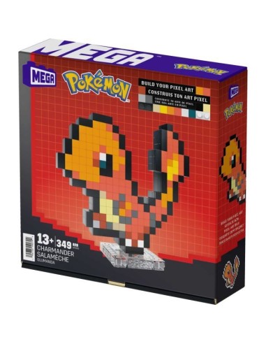 MEGA-Pok?mon-Salam?che-Coffret de construction r?tro 349 pi?ces - MEGA Pok?mon - HTH76 – MEGA (Jeu D'assemblage - Jeu De Construction - Jeu De Manipu) | STORE PRO SHOP 