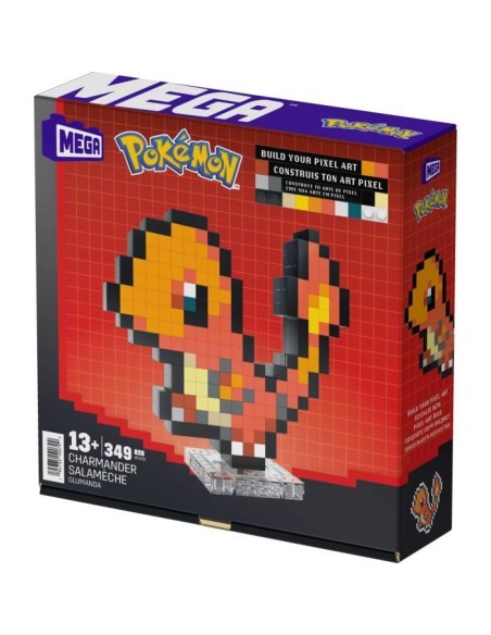 MEGA-Pok?mon-Salam?che-Coffret de construction r?tro 349 pi?ces - MEGA Pok?mon - HTH76 – MEGA (Jeu D'assemblage - Jeu De Construction - Jeu De Manipu) | STORE PRO SHOP 