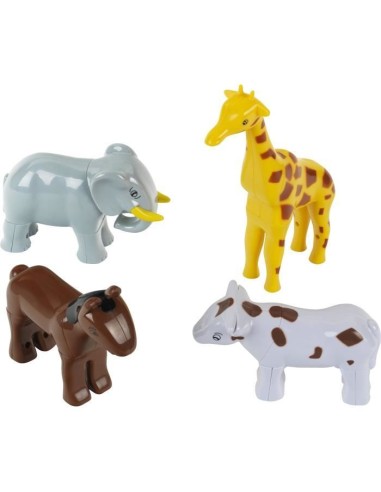 Animaux magnétiques - KLEIN - 0065 - 4 grands animaux Funny Puzzle, boîte ouverte - 16 pieces - Des 12 mois – KLEIN (Jeu D'assemblage - Jeu De Construction - Jeu De Manipu) | STORE PRO SHOP 