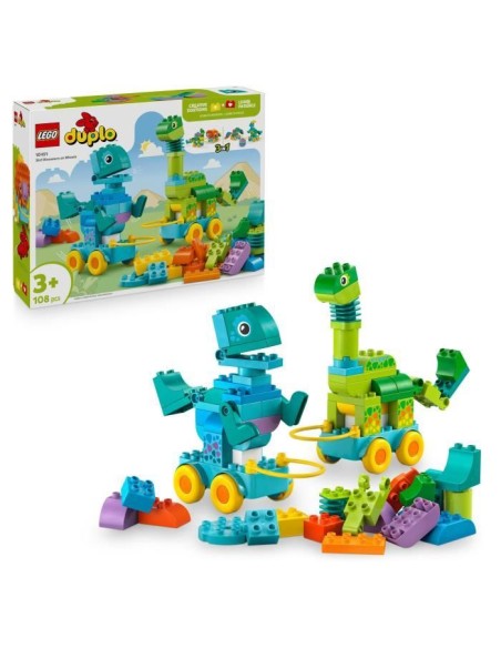 LEGO DUPLO Ma Ville 10451 Dinosaures sur Roues 3-en-1 - Jeu d'éveil des 3 ans – LEGO (Jeu D'assemblage - Jeu De Construction - Jeu De Manipu) | STORE PRO SHOP 