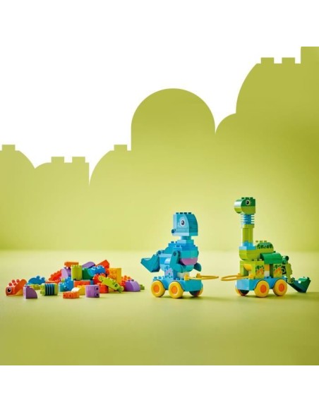 LEGO DUPLO Ma Ville 10451 Dinosaures sur Roues 3-en-1 - Jeu d'éveil des 3 ans – LEGO (Jeu D'assemblage - Jeu De Construction - Jeu De Manipu) | STORE PRO SHOP 