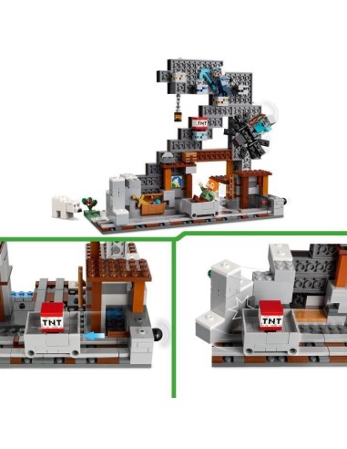 LEGO Minecraft 21277 La Mine En Forme De Pioche - Jeu De Construction Pour Garçon 8 Ans – LEGO (Jeu D'assemblage - Jeu De Construction - Jeu De Manipu) | STORE PRO SHOP 