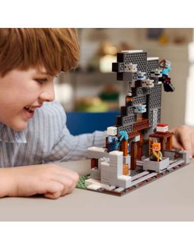 LEGO Minecraft 21277 La Mine En Forme De Pioche - Jeu De Construction Pour Garçon 8 Ans – LEGO (Jeu D'assemblage - Jeu De Construction - Jeu De Manipu) | STORE PRO SHOP 