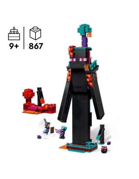 LEGO Minecraft 21279 La Tour De l'Enderman - Jeu De Construction Pour Garçon Des 9 Ans – LEGO (Jeu D'assemblage - Jeu De Construction - Jeu De Manipu) | STORE PRO SHOP 