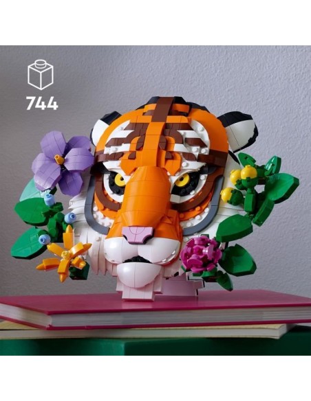 LEGO Art 31217 La Collection Faune  Le Tigre - Set Adulte - Décoration Murale Avec Fleurs – LEGO (Jeu D'assemblage - Jeu De Construction - Jeu De Manipu) | STORE PRO SHOP 