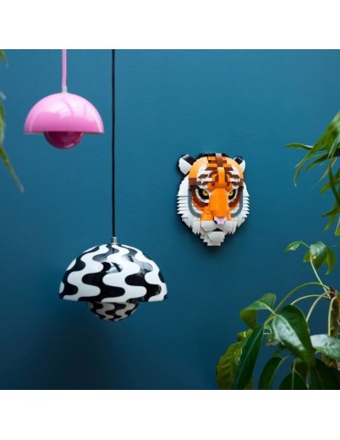 LEGO Art 31217 La Collection Faune  Le Tigre - Set Adulte - Décoration Murale Avec Fleurs – LEGO (Jeu D'assemblage - Jeu De Construction - Jeu De Manipu) | STORE PRO SHOP 