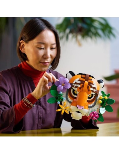 LEGO Art 31217 La Collection Faune  Le Tigre - Set Adulte - Décoration Murale Avec Fleurs – LEGO (Jeu D'assemblage - Jeu De Construction - Jeu De Manipu) | STORE PRO SHOP 