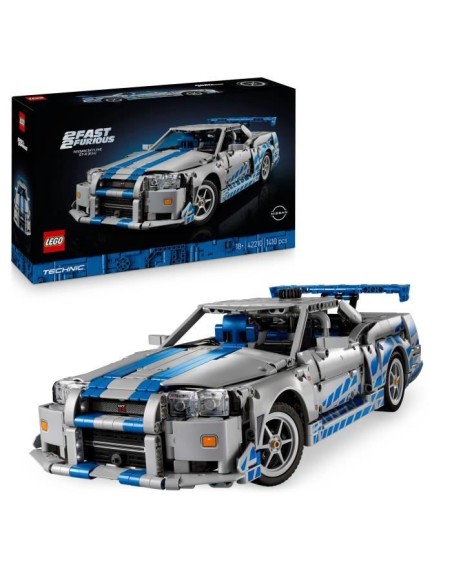 LEGO Technic 42210 Voiture Nissan Skyline GT-R (R34) 2 Fast 2 Furious - Set pour Adulte – LEGO (Jeu D'assemblage - Jeu De Construction - Jeu De Manipu) | STORE PRO SHOP 