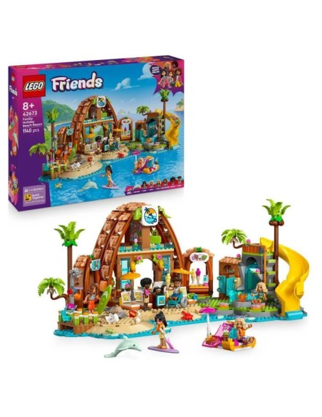 LEGO Friends 42673 Vacances a l'Hôtel de la Plage - Jeu de Construction pour Fille 8 Ans – LEGO (Jeu D'assemblage - Jeu De Construction - Jeu De Manipu) | STORE PRO SHOP 