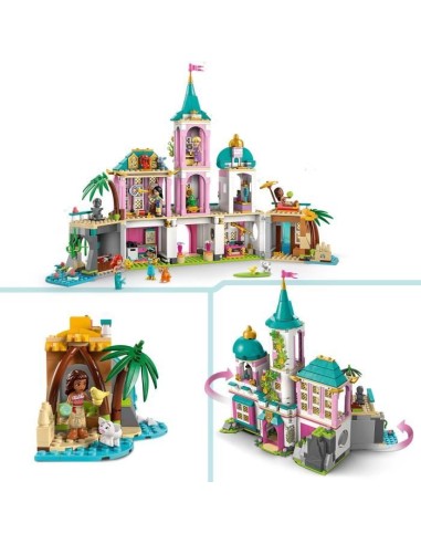 LEGO | Disney 43267 Le Château des Princesses et les Animaux Royaux - Jeu Fille des 6 ans – LEGO (Jeu D'assemblage - Jeu De Construction - Jeu De Manipu) | STORE PRO SHOP 