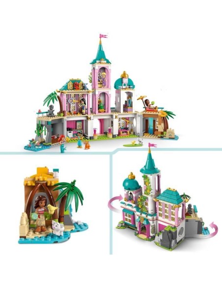 LEGO | Disney 43267 Le Château des Princesses et les Animaux Royaux - Jeu Fille des 6 ans – LEGO (Jeu D'assemblage - Jeu De Construction - Jeu De Manipu) | STORE PRO SHOP 