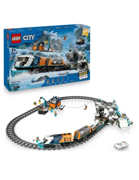 LEGO City 60470 Le Train Express des Explorateurs en Arctique - Jeu pour Garçon des 7 ans – LEGO (Jeu D'assemblage - Jeu De Construction - Jeu De Manipu) | STORE PRO SHOP 