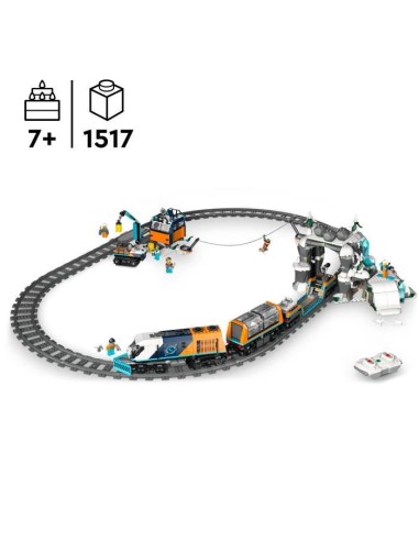 LEGO City 60470 Le Train Express des Explorateurs en Arctique - Jeu pour Garçon des 7 ans – LEGO (Jeu D'assemblage - Jeu De Construction - Jeu De Manipu) | STORE PRO SHOP 