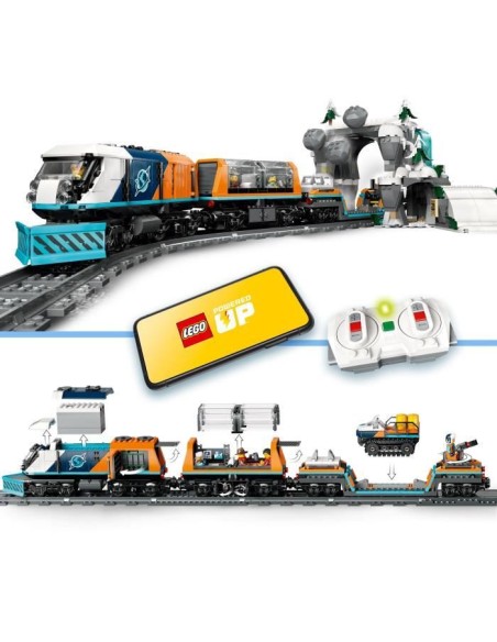 LEGO City 60470 Le Train Express des Explorateurs en Arctique - Jeu pour Garçon des 7 ans – LEGO (Jeu D'assemblage - Jeu De Construction - Jeu De Manipu) | STORE PRO SHOP 