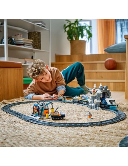 LEGO City 60470 Le Train Express des Explorateurs en Arctique - Jeu pour Garçon des 7 ans – LEGO (Jeu D'assemblage - Jeu De Construction - Jeu De Manipu) | STORE PRO SHOP 