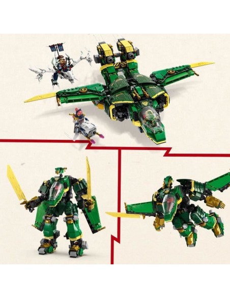 LEGO NINJAGO 71845 L'Avion-Robot De Lloyd - Jeu De Construction Pour Garçon Des 9 Ans – LEGO (Jeu D'assemblage - Jeu De Construction - Jeu De Manipu) | STORE PRO SHOP 