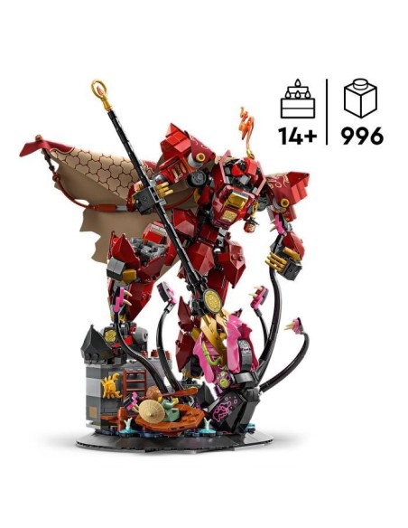 LEGO NINJAGO 71846 Le Robot du Chevalier de Feu - Jeu de Construction Garçon 14 Ans - Kai – LEGO (Jeu D'assemblage - Jeu De Construction - Jeu De Manipu) | STORE PRO SHOP 