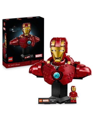 LEGO | Marvel 76327 Buste d'Iron Man MK4 - Set De Construction Pour Adulte - Idée Cadeau – LEGO (Jeu D'assemblage - Jeu De Construction - Jeu De Manipu) | STORE PRO SHOP 