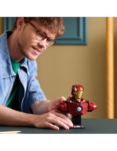 LEGO | Marvel 76327 Buste d'Iron Man MK4 - Set De Construction Pour Adulte - Idée Cadeau – LEGO (Jeu D'assemblage - Jeu De Construction - Jeu De Manipu) | STORE PRO SHOP 