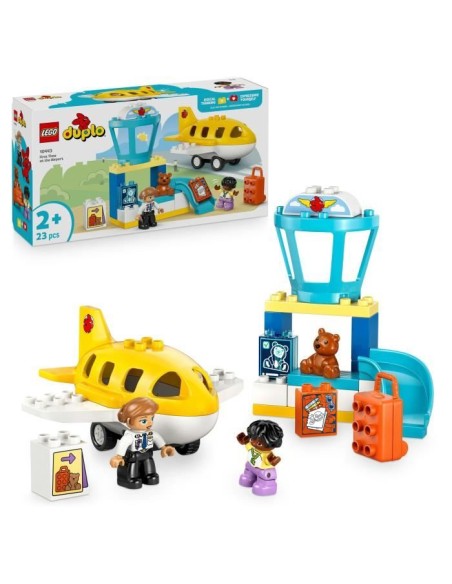 LEGO DUPLO Ma Ville 10443 Premiere Fois A l'Aéroport - Jouet De Construction Des 2 Ans – LEGO (Jeu D'assemblage - Jeu De Construction - Jeu De Manipu) | STORE PRO SHOP 