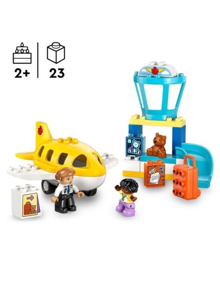 LEGO DUPLO Ma Ville 10443 Premiere Fois A l'Aéroport - Jouet De Construction Des 2 Ans – LEGO (Jeu D'assemblage - Jeu De Construction - Jeu De Manipu) | STORE PRO SHOP 