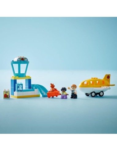 LEGO DUPLO Ma Ville 10443 Premiere Fois A l'Aéroport - Jouet De Construction Des 2 Ans – LEGO (Jeu D'assemblage - Jeu De Construction - Jeu De Manipu) | STORE PRO SHOP 