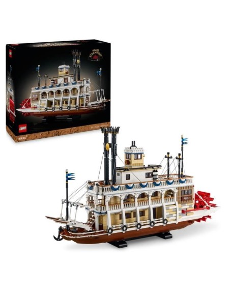 LEGO Ideas 21356 Le Bateau a Vapeur du Mississippi - Set de Construction pour Adulte – LEGO (Jeu D'assemblage - Jeu De Construction - Jeu De Manipu) | STORE PRO SHOP 