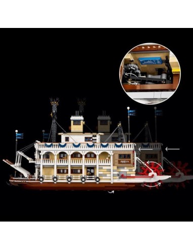 LEGO Ideas 21356 Le Bateau a Vapeur du Mississippi - Set de Construction pour Adulte – LEGO (Jeu D'assemblage - Jeu De Construction - Jeu De Manipu) | STORE PRO SHOP 
