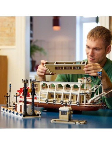 LEGO Ideas 21356 Le Bateau a Vapeur du Mississippi - Set de Construction pour Adulte – LEGO (Jeu D'assemblage - Jeu De Construction - Jeu De Manipu) | STORE PRO SHOP 